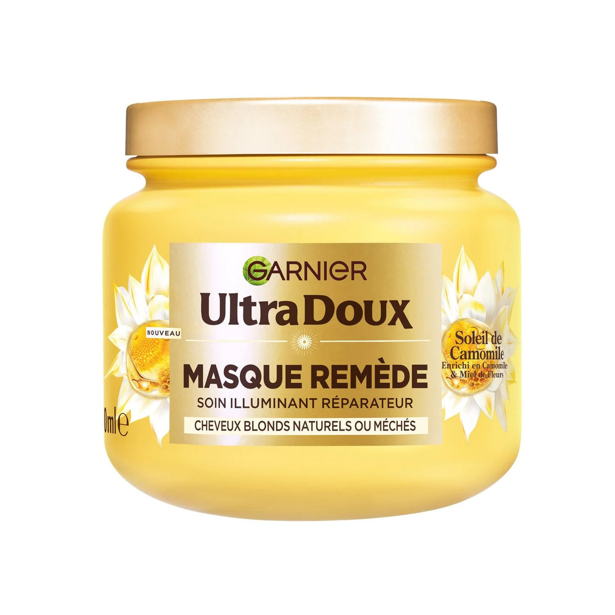 GARNIER ULTRA DOUX CAMOMILLE MASQUE MASQUE REMÈDE RÉPARATEUR