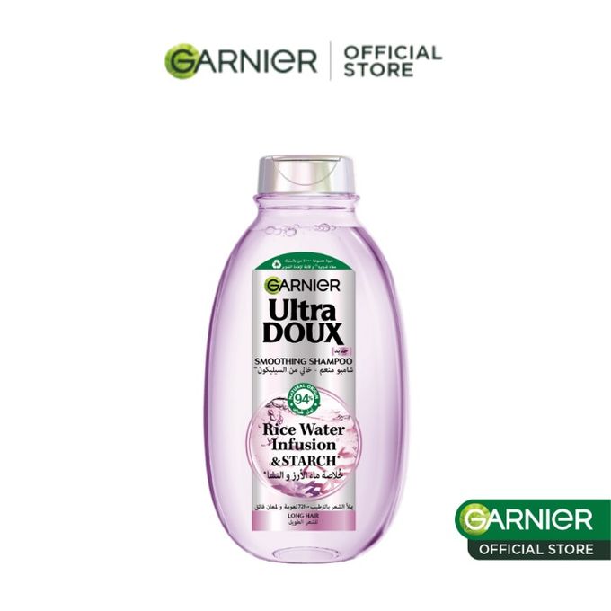 Garnier ultra doux rice water shampooing infusion d’eau de riz & amidon