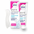 crème dépilatoire Veet Pure pour les jambes et le corps de 100 ml.