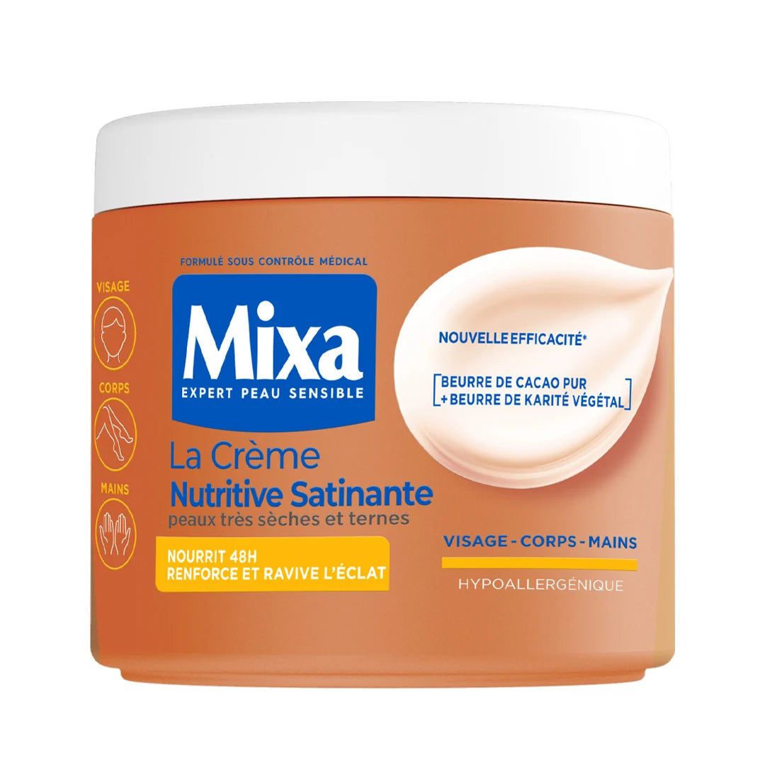 MIXA SATINANTE PEAUX METISSEES TRES SECHES ET TERNES 400ML