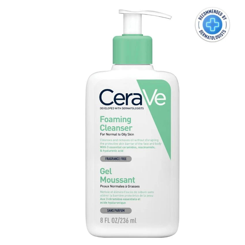 CERAVE - GEL MOUSSANT VISAGE ET COU  236 ML