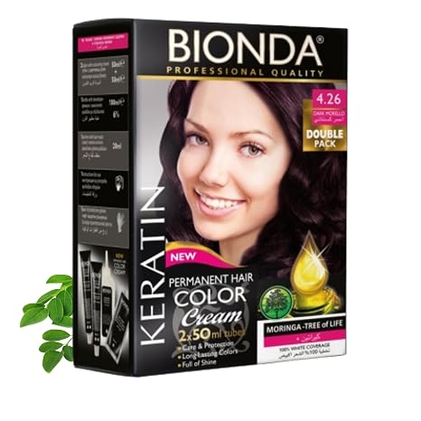 Bionda Professional Hair Colour 4.26 Dark Cherry 200ml Twin Pack