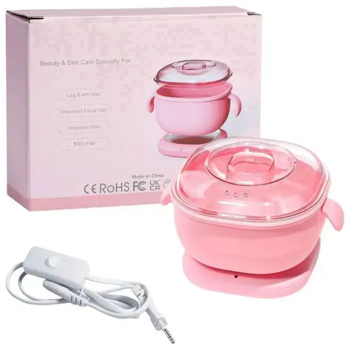 WAX WARMER 3 in 1 chauffe-Cire Portable Pliable en Silicone