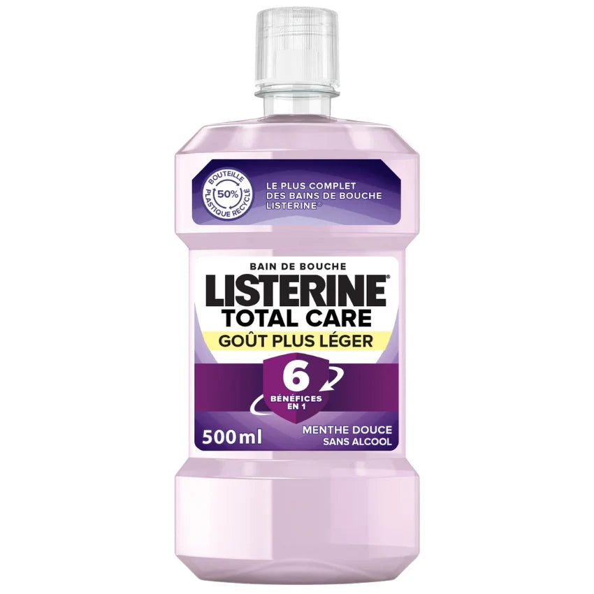 LISTERINE - TOTAL CARE GOÛT PLUS LÉGER 500ML