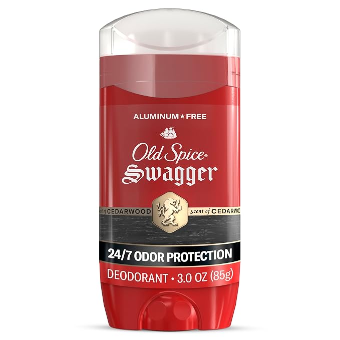 Old Spice Aluminum Free Deodorant for Men, 24/7 Odor Protection