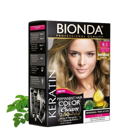 Bionda Professional Hair Colour Cream 8.3 Golden Blonde 200 ml