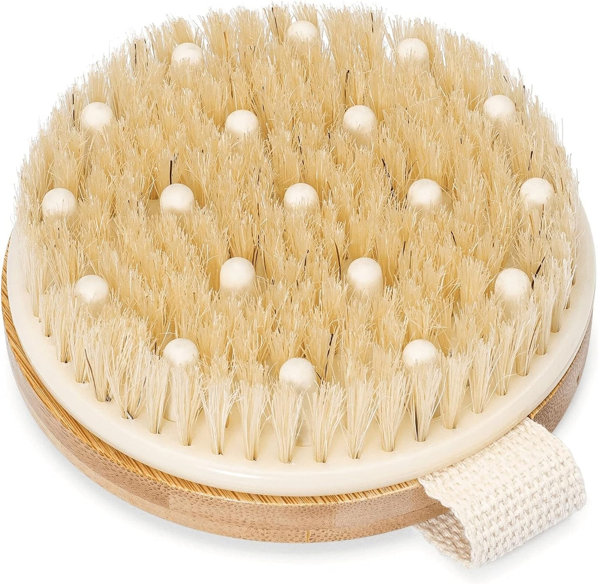 brosse de massage pour le brossage à sec du corps.