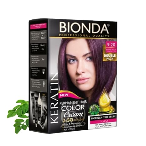 Bionda Professional Hair Colour 9.20 Intense Purple 200 ml Double Pack