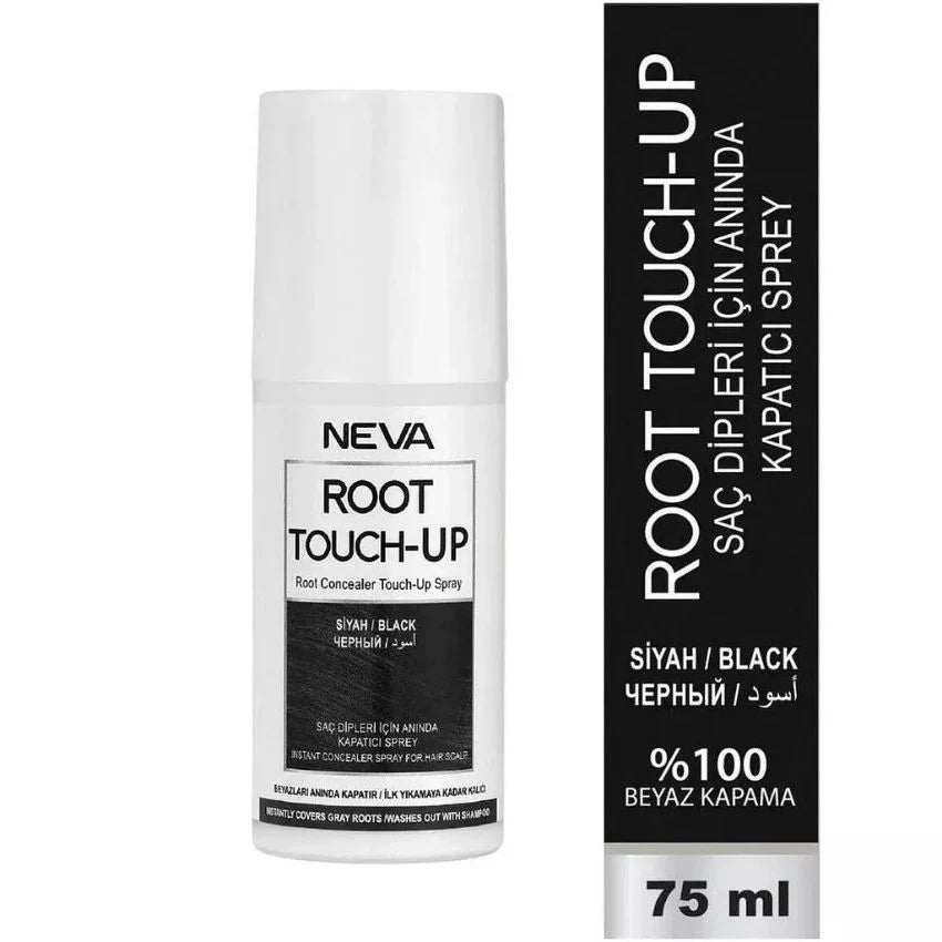 NEVA - ROOT TOUCH UP SPRAY, BLACK COLOR, 75 ML