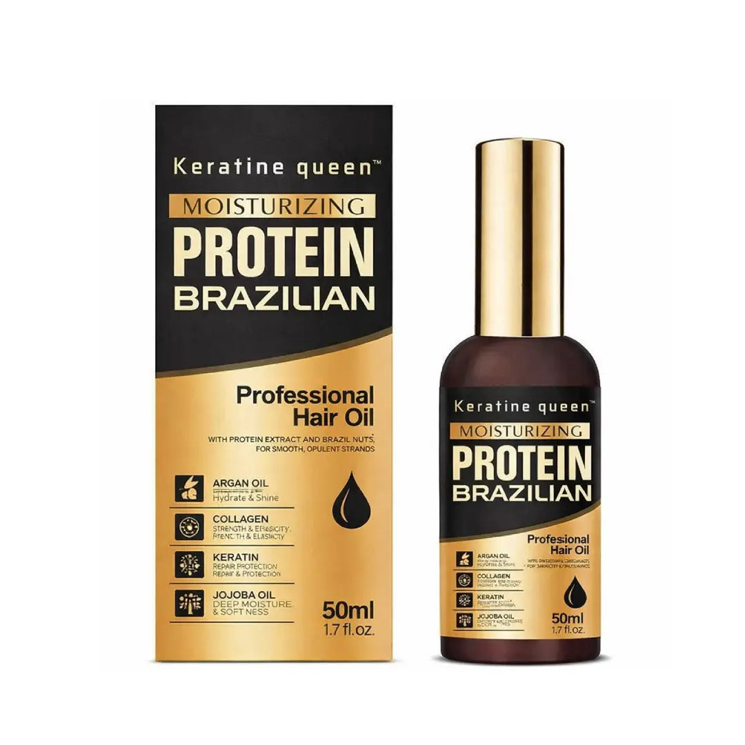 Keratine Queen Moisturizing Protein Brazilian Hair Oil 50ml