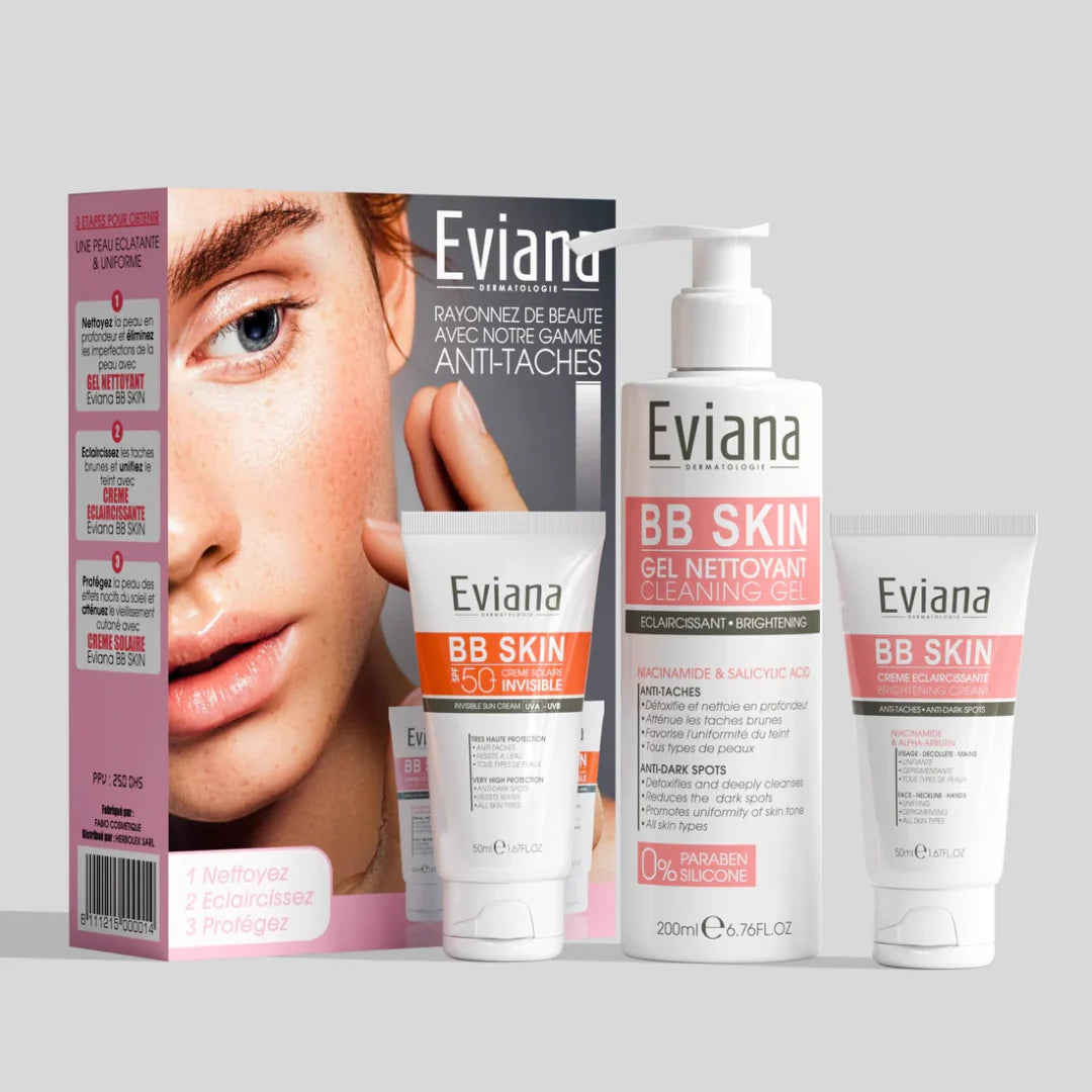 PACK Eviana BB Skin éclaircissante et Anti-taches Brunes