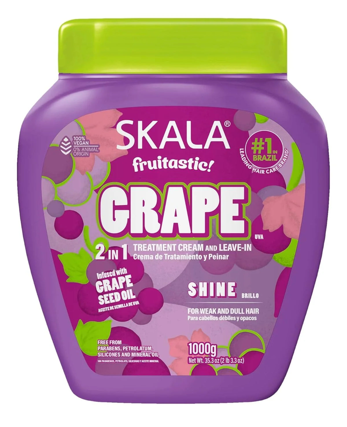 SKALA - FRUITASTIC GRAPE 2IN1 SHINE BRILLO 1000G