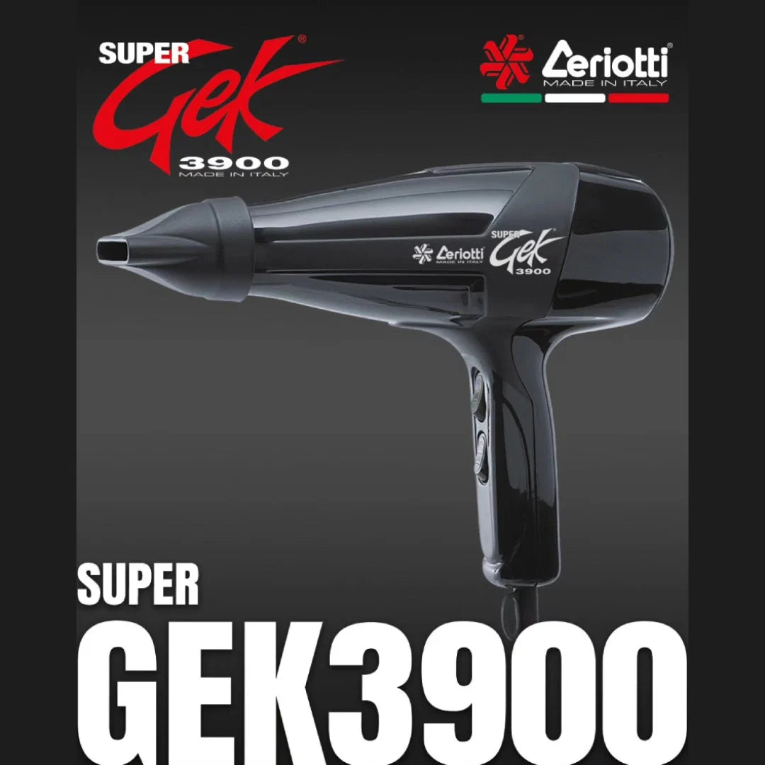 Sèche-cheveux NEW SUPER GEK 3900 de CERIOTTI – Original 100 %