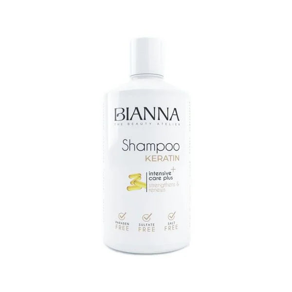 Shampooing Soin Intensif à la Kératine Bianna 500 ml