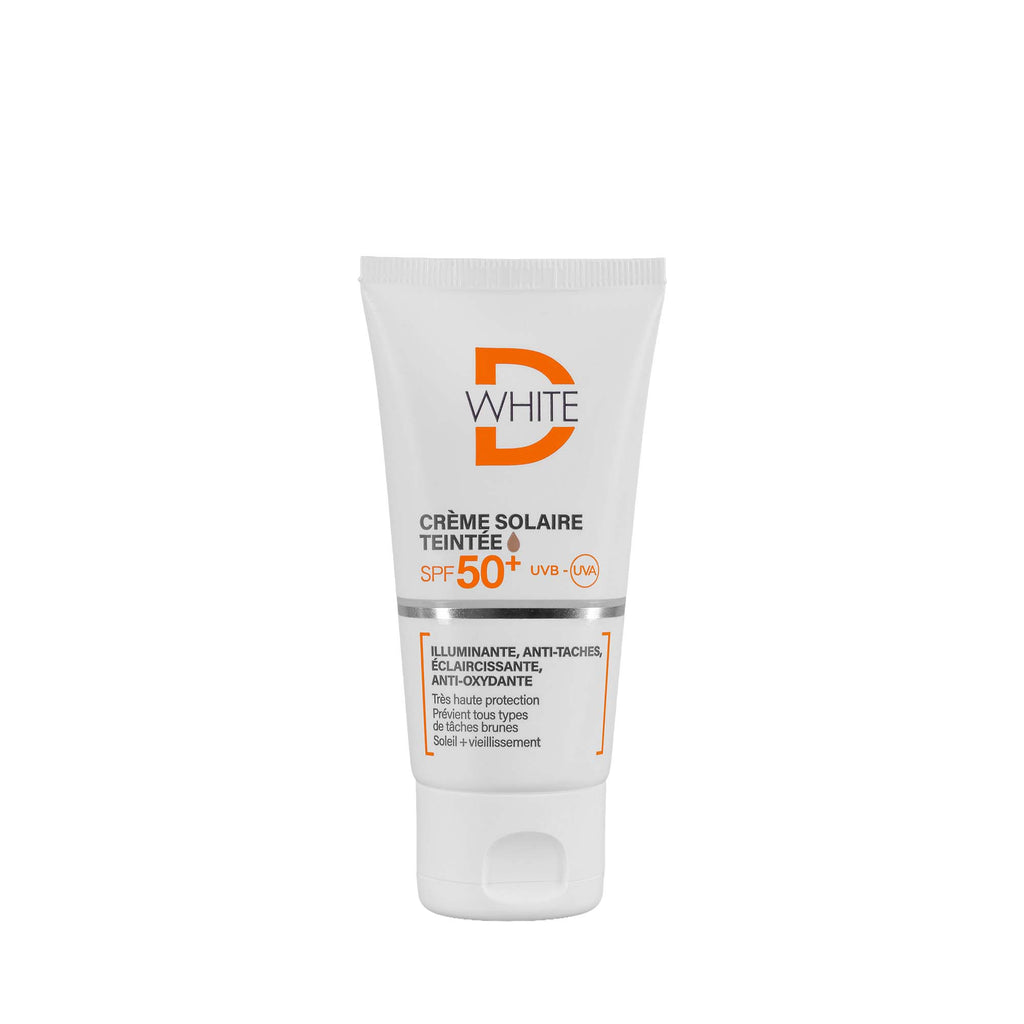 DWHITE CRÈME SOLAIRE TEINTÉE CLAIRE SPF50+ 50ML