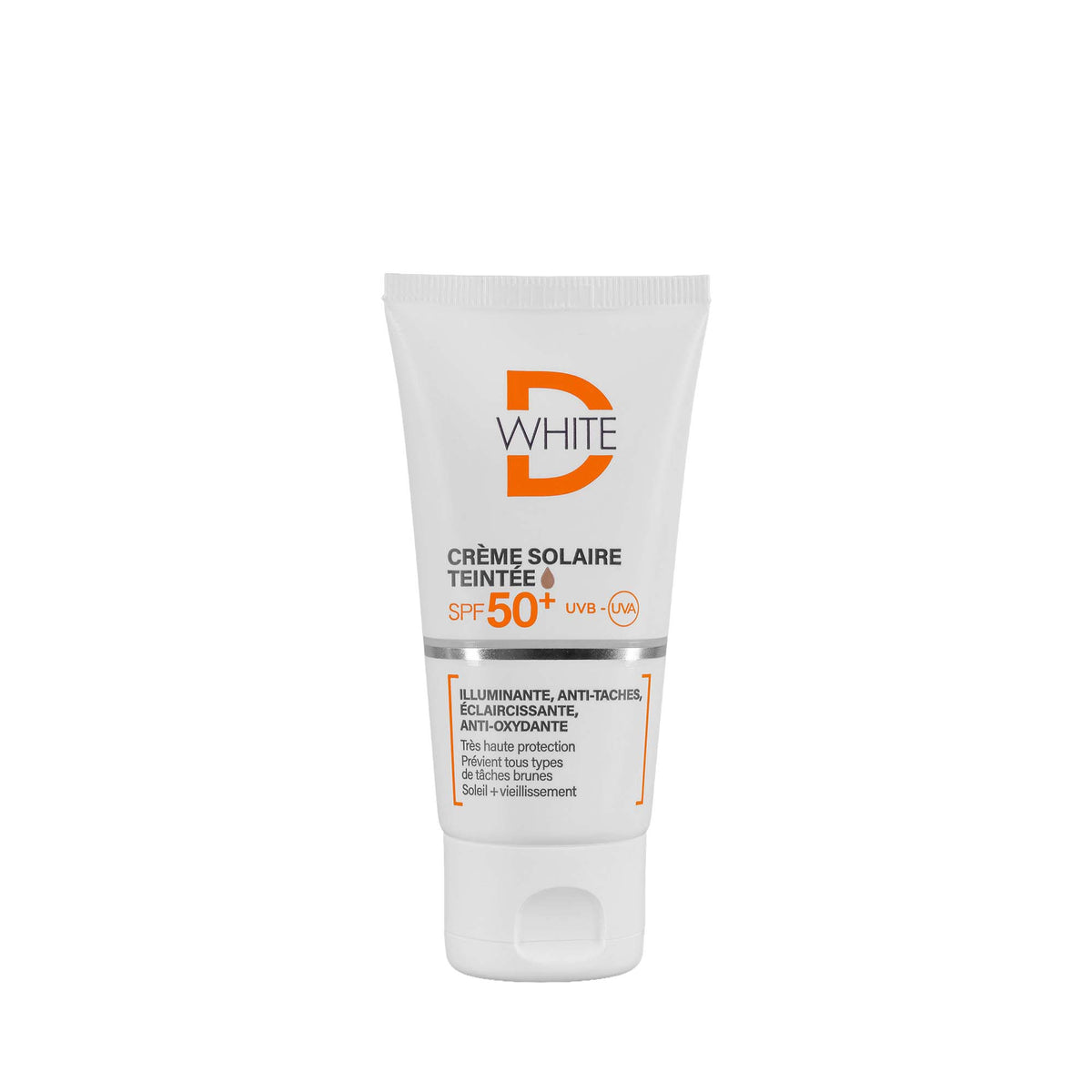 DWHITE CRÈME SOLAIRE TEINTÉE CLAIRE SPF50+ 50ML