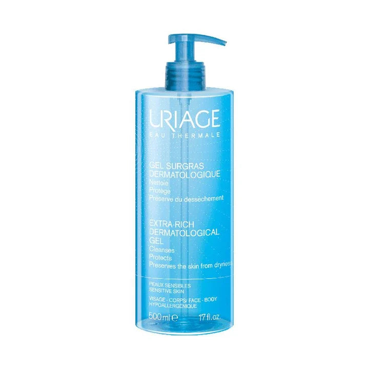 Uriage Gel Surgras Liquide Dermatologique 500 ml Peaux Sensibles