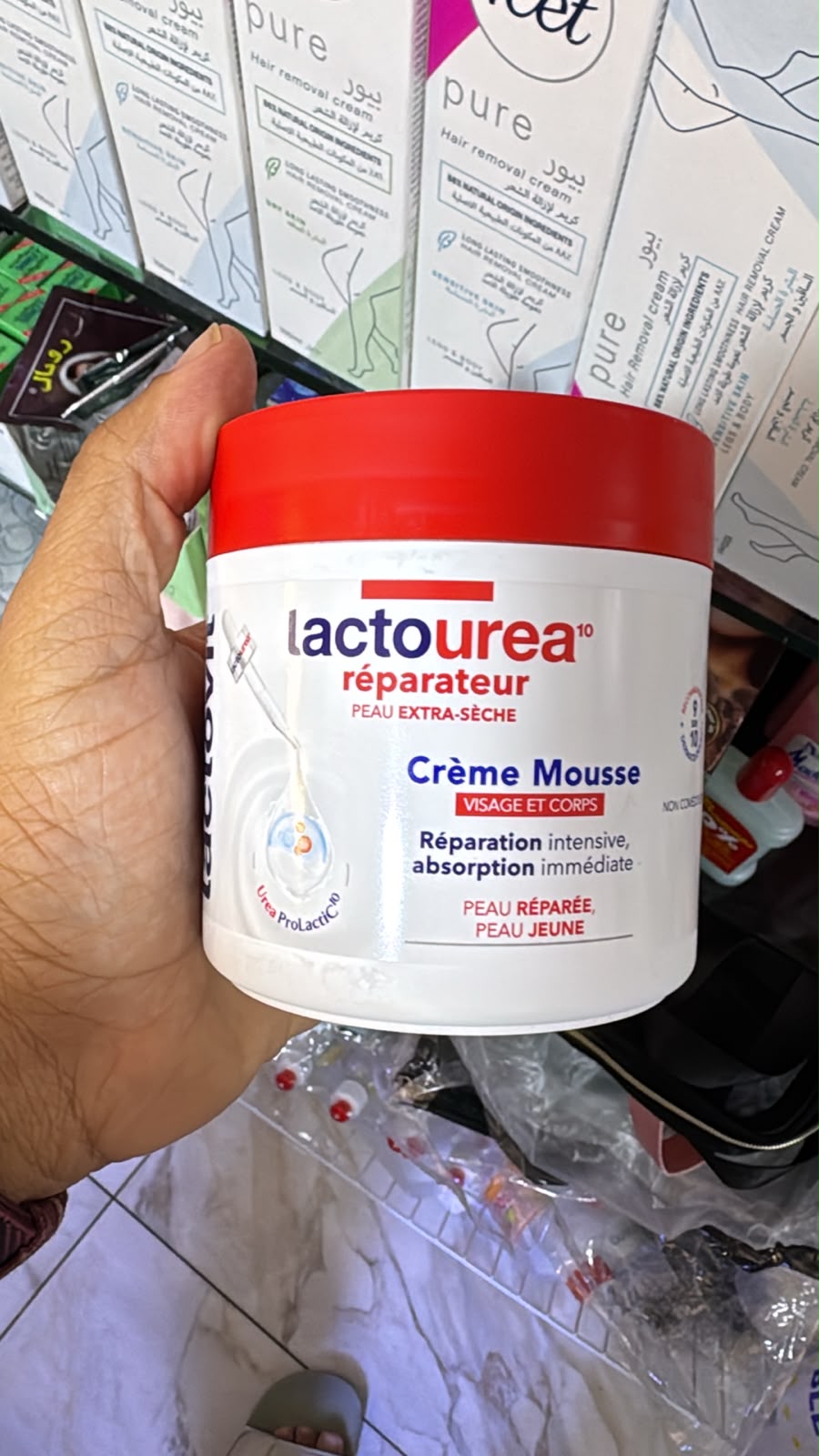 Lactovit Lactourea Mousse Crème Fortifiante – 400 ml
