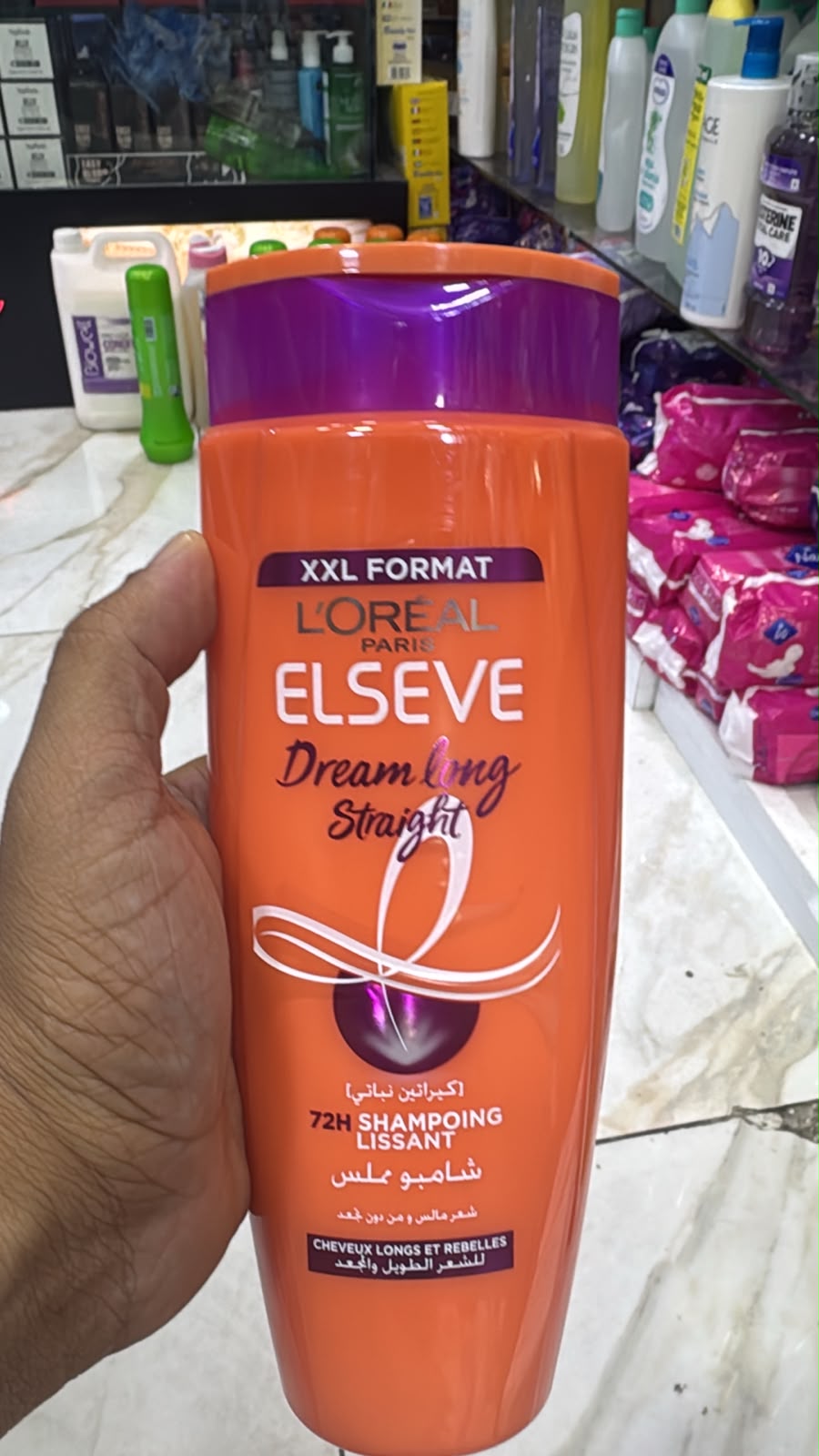 SHAMPOOING DREAM LONG STRAIGHT 72H LISSANT  600ML ELSEVE