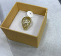 Bague Élégante en Plaqué Or avec Zircons