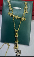 Collier/gourmette/boucles - Acier inoxydable - Femme - Résistant à l'eau