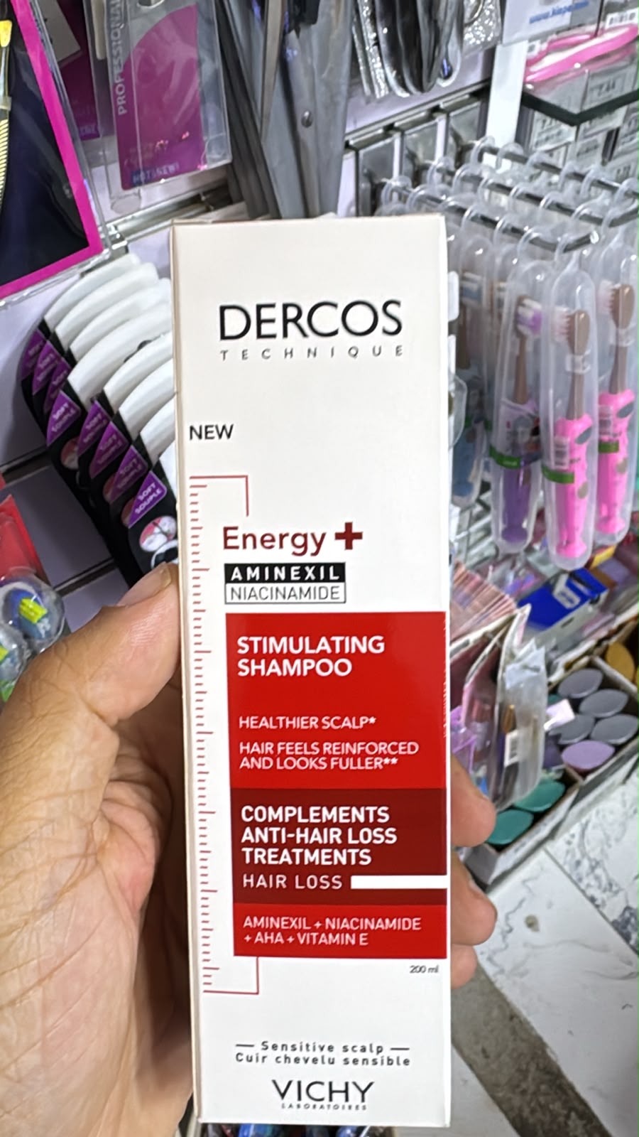 VICHY DERCOS SHAMPOOING TECHNIQUE ENERGY 200ML