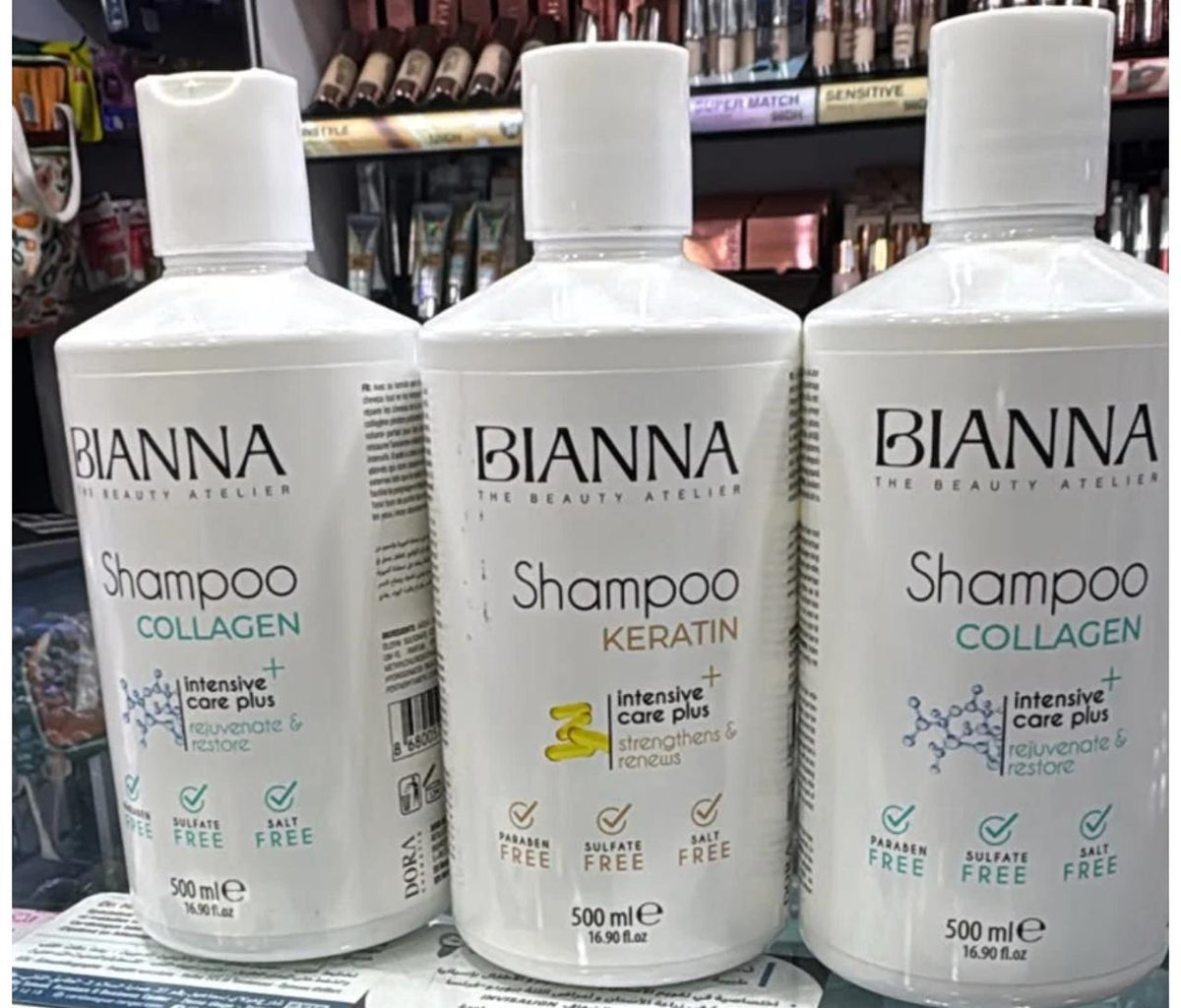 Shampooing Bianna au Collagène – 500 ml