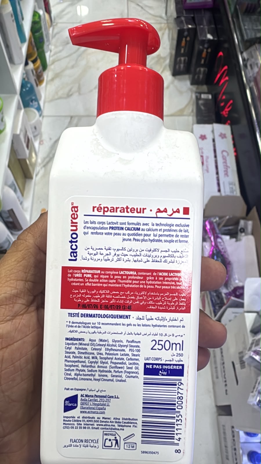 Lactovit Lait Corps Reparateur Peau Très Sèche 400 ML