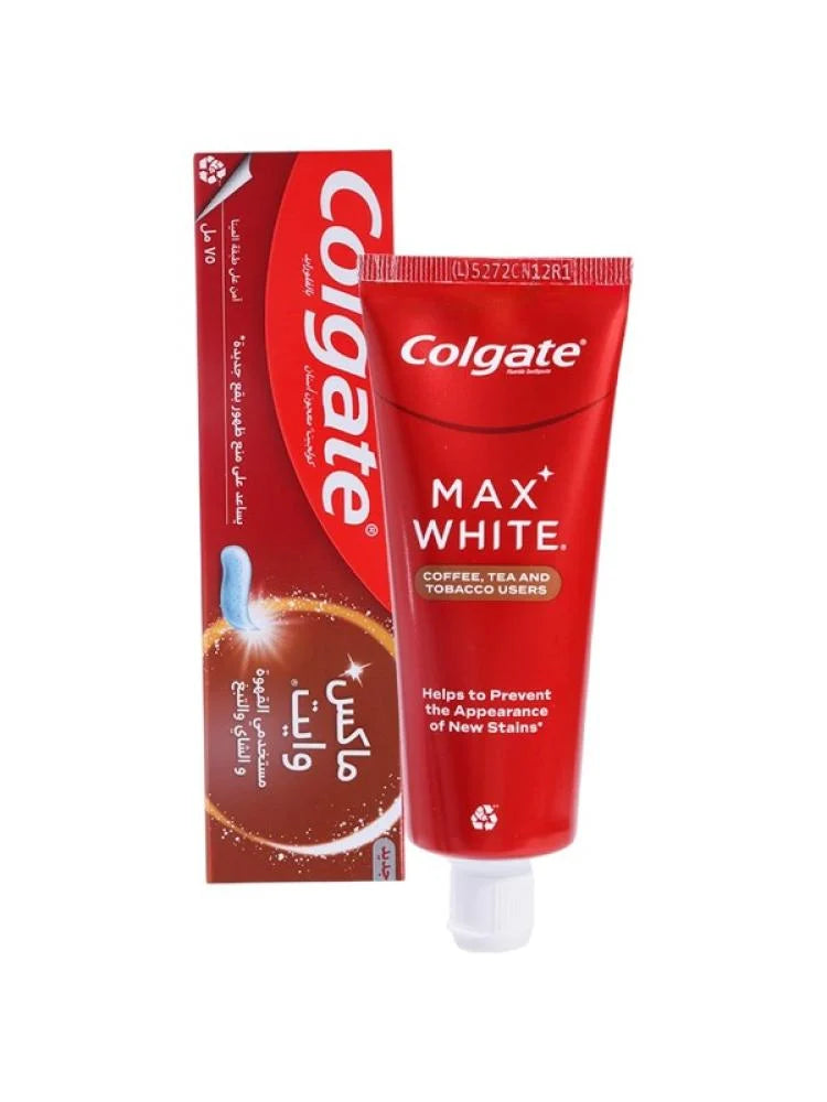 Colgate Max White Ultimate Coffee, Tea & Tobacco 75ml