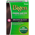 Bigen Teinture des Sourcils en poudre- Sans ammoniaque- Noir Marron