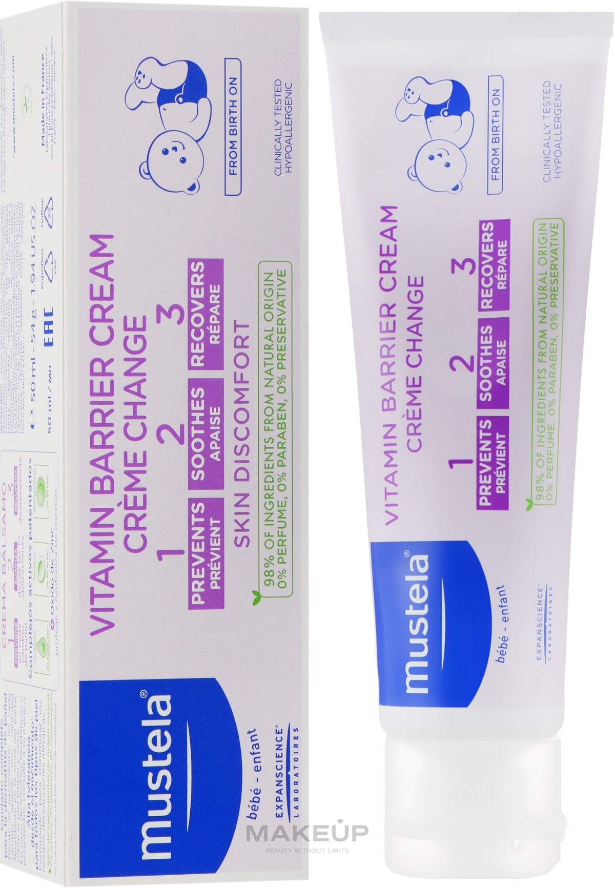 Crème de change protectrice aux vitamines