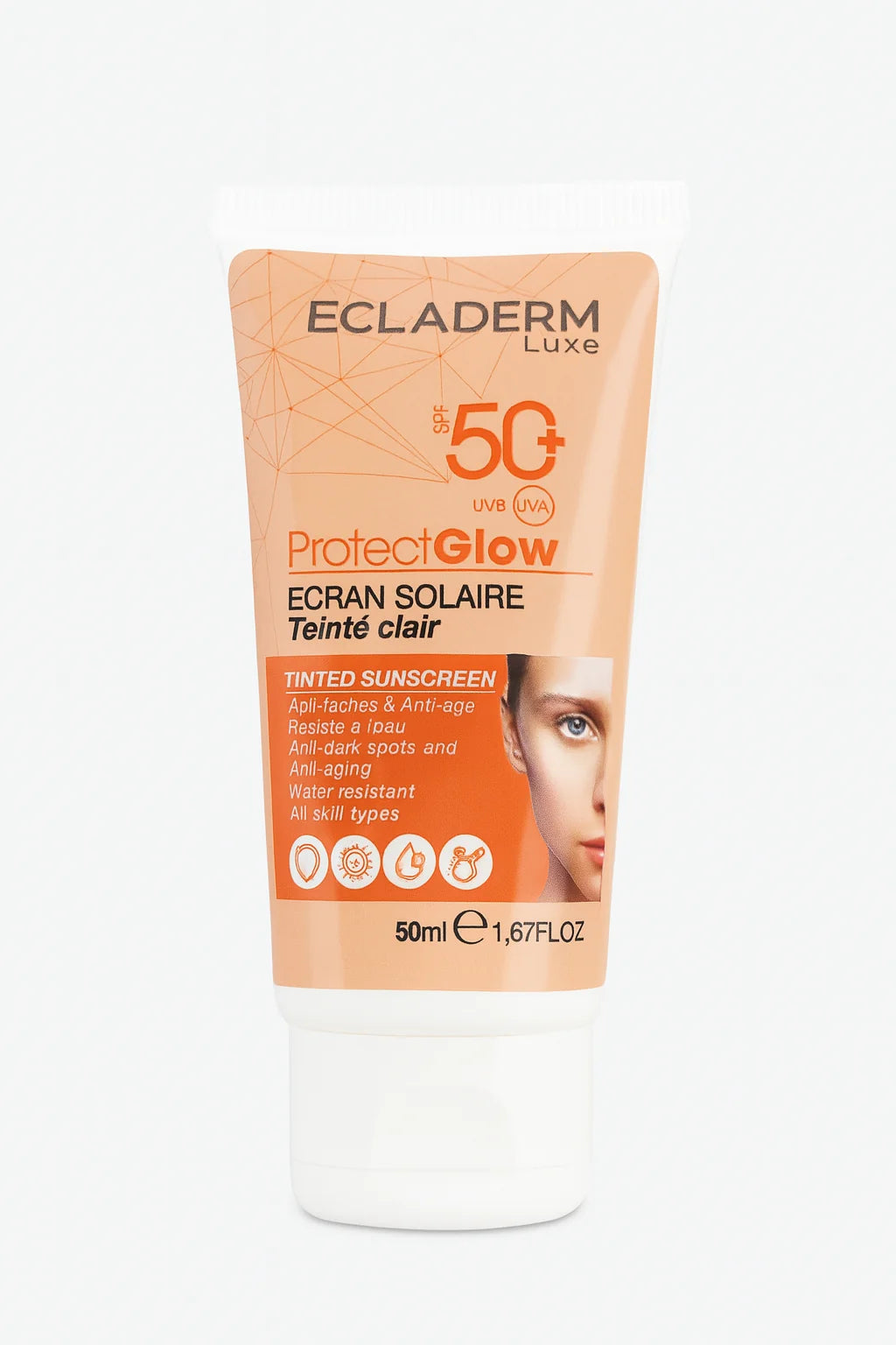 ECLADERM/Protect Glow Écran Solaire Teinté Clair
