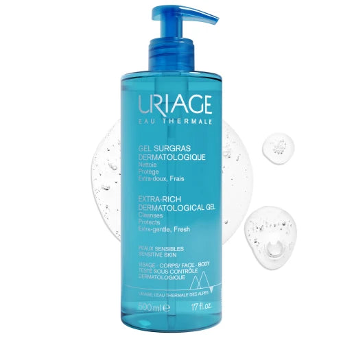 Uriage Gel Surgras Liquide Dermatologique 500 ml Peaux Sensibles