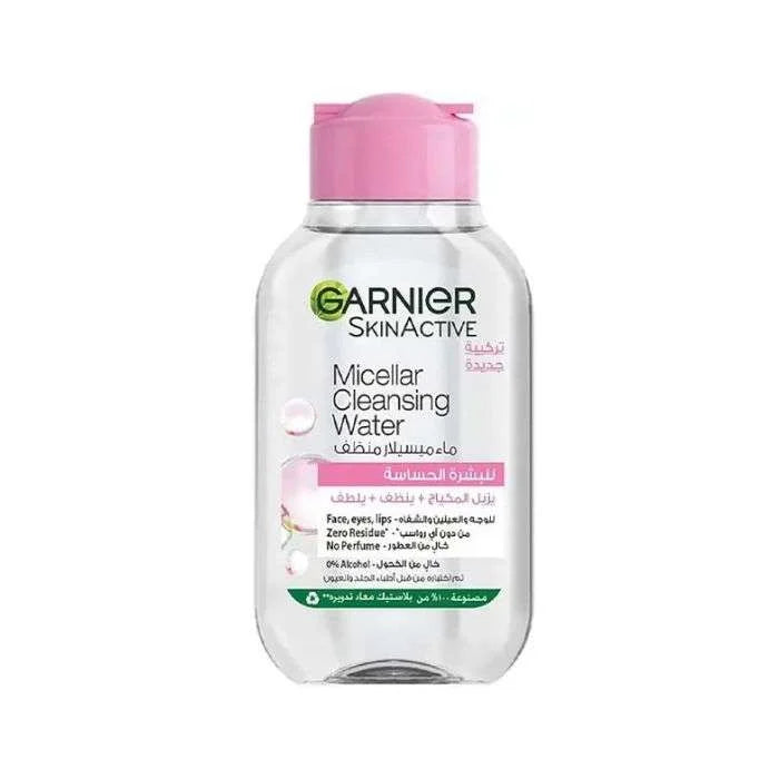 GARNIER MICELLAR WATER FACIAL CLEANSER AND MAKEUP REMOVER PINK FOR SENSITIVE SKIN