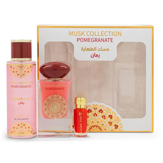 Coffret Cadeau Musk Tahara Tropical Fruits Gulf Orchid Pour Femme 3 Pièces