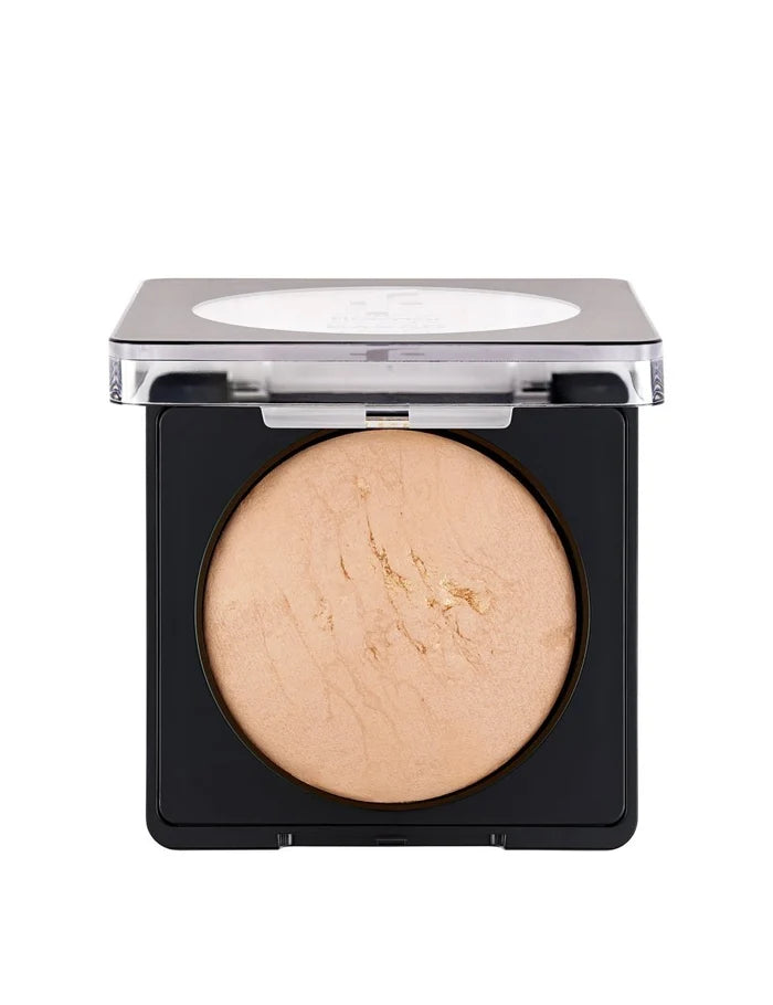 FLORMAR BAKED POWDER BPW NP-021 BEIGE WITH GOLD