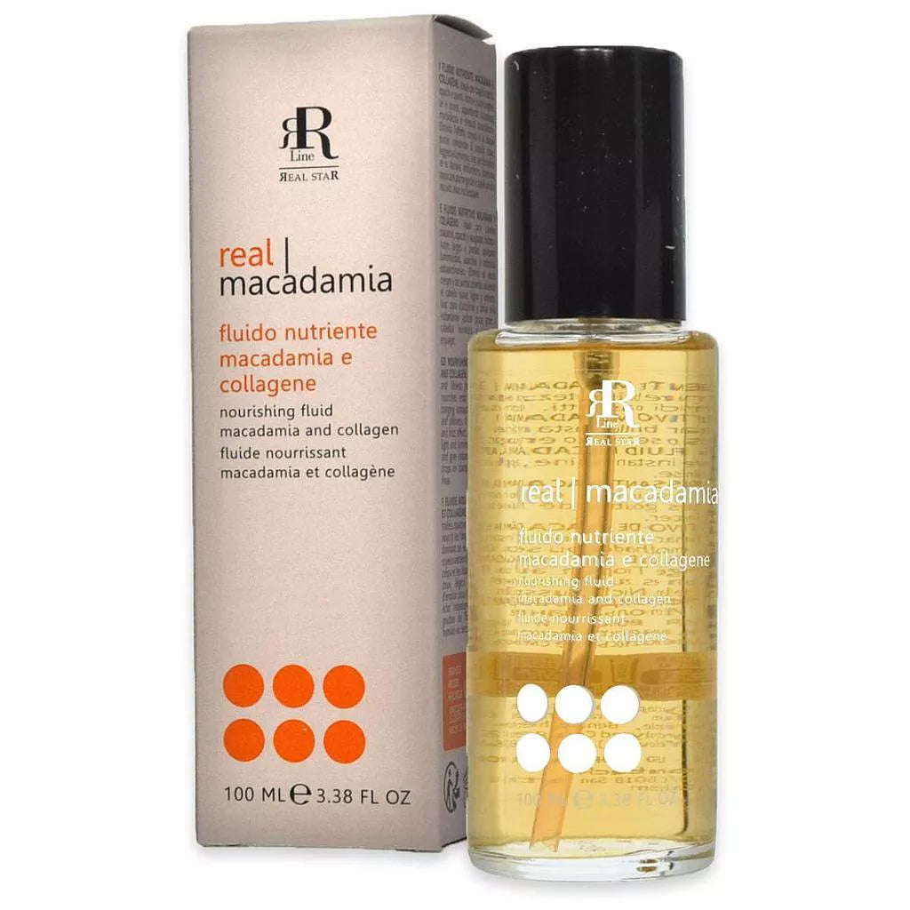 RR LINE REAL STAR MACADAMIA FLUIDE NOURRISSANT MACADAMIA ET COLLAGÈNE 100ML