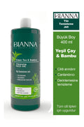 Bianna Green Tea and Bamboo Extract Facial Cleansing Gel 400 ml with Vitamin C
